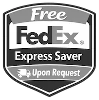Free FedEx Express Saver upon request